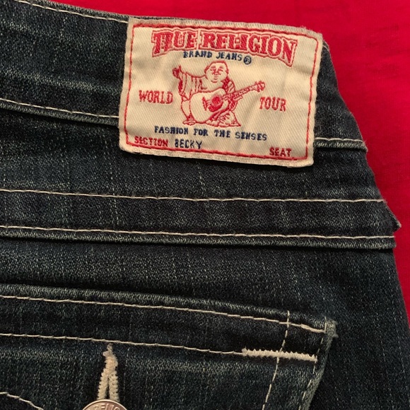 True Religion brand dark denim - Picture 4 of 5